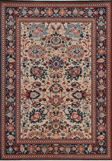 Handmade Wool Ziegler Turkish Area Rug 5x7