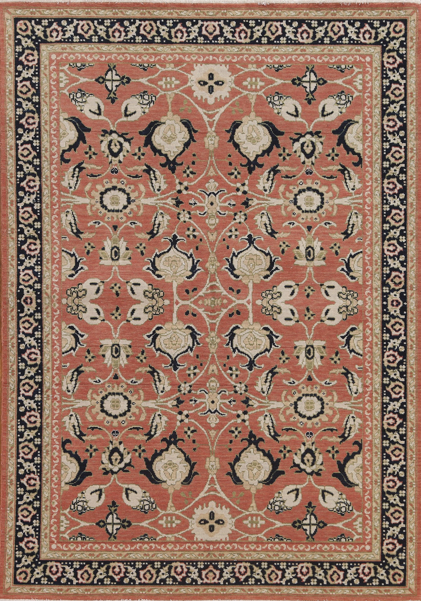 Handmade Sultanabad Ziegler Oriental Wool Rug 5x7