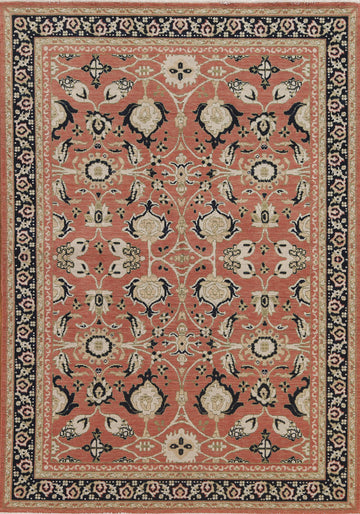 Handmade Sultanabad Ziegler Oriental Wool Rug 5x7