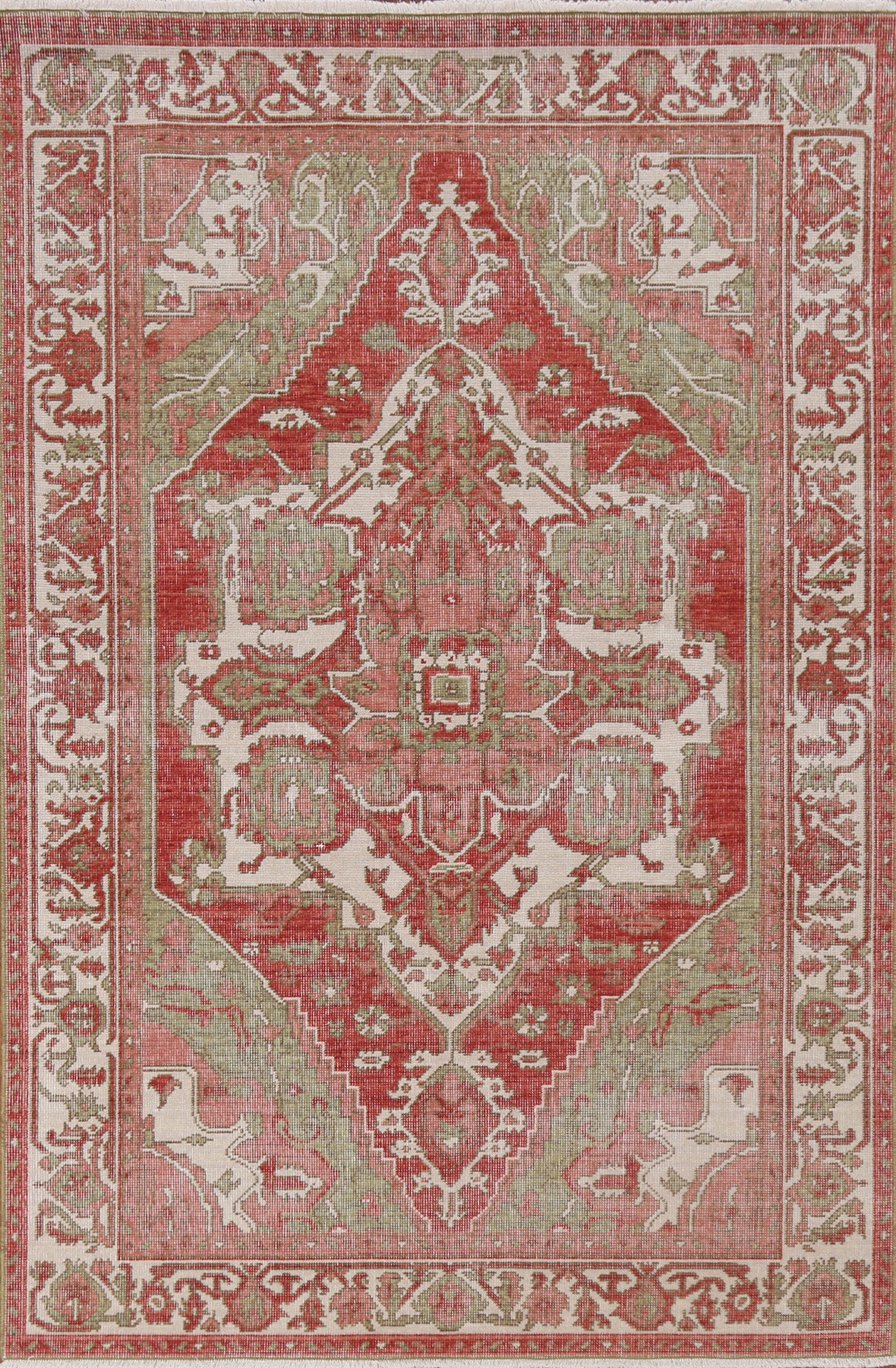 Handmade Heriz Serapi Turkish Area Rug 4x6