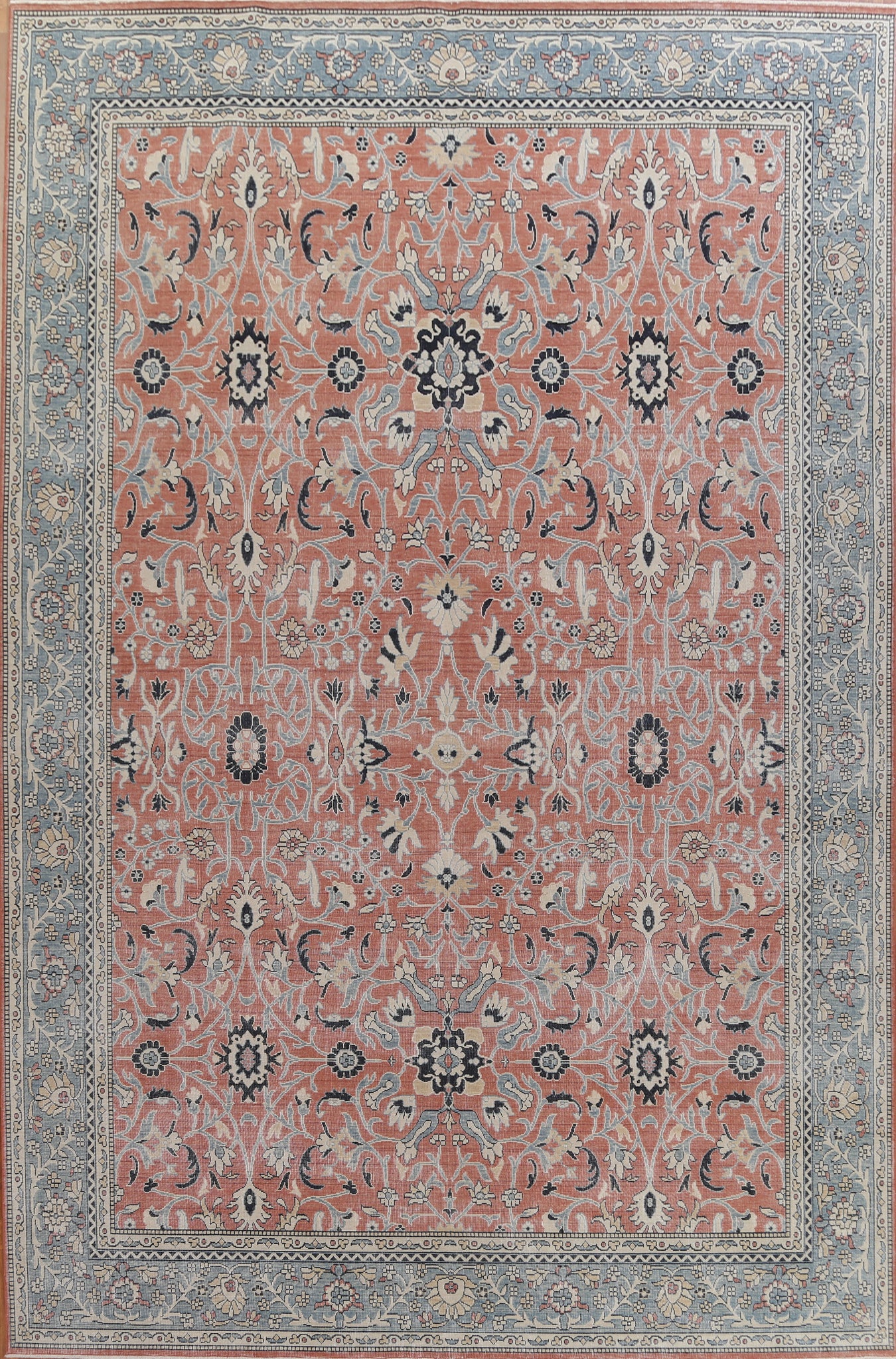 All-Over Floral Sultanabad Ziegler Turkish Area Rug 10x13