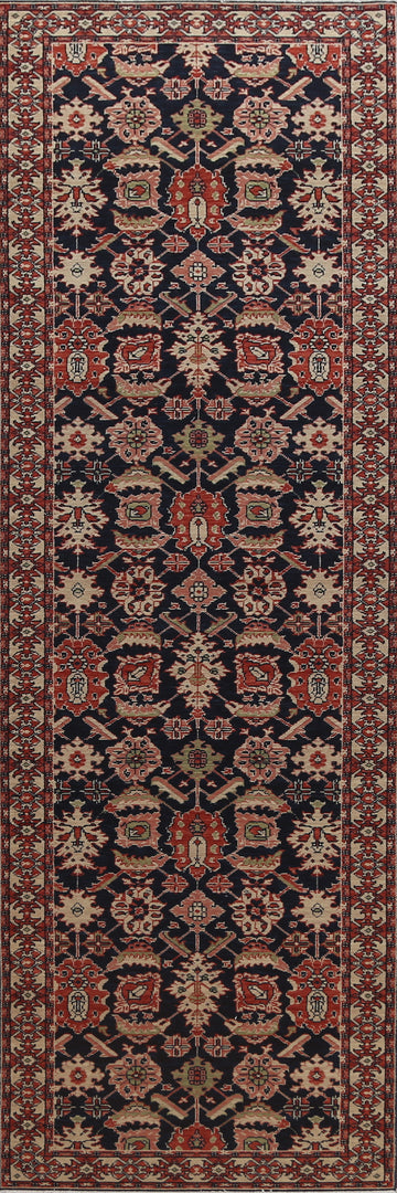 Wool Handmade Ziegler Turkish Runner Rug 3x12