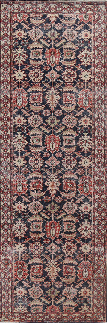 Hand-Knotted Ziegler Turkish Runner Rug 3x12