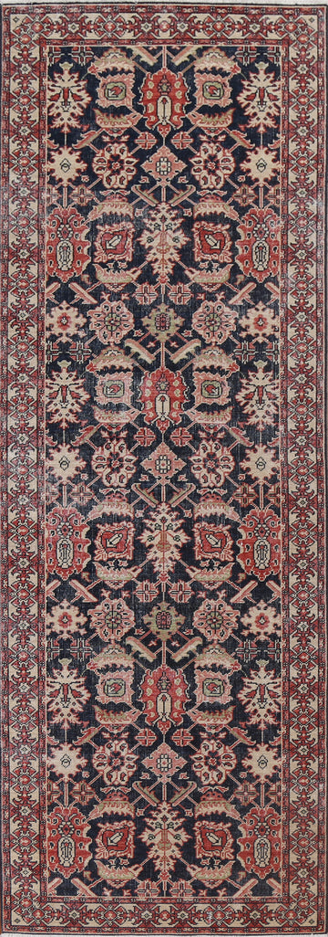 Handmade Wool Ziegler Turkish Runner Rug 3x10