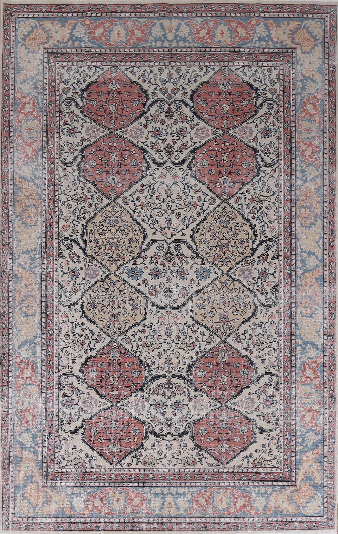 Handmade Wool Bakhtiari Turkish Rug 7x10