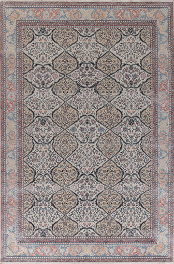 Hand-Knotted Bakhtiari Turkish Wool Rug 9x12