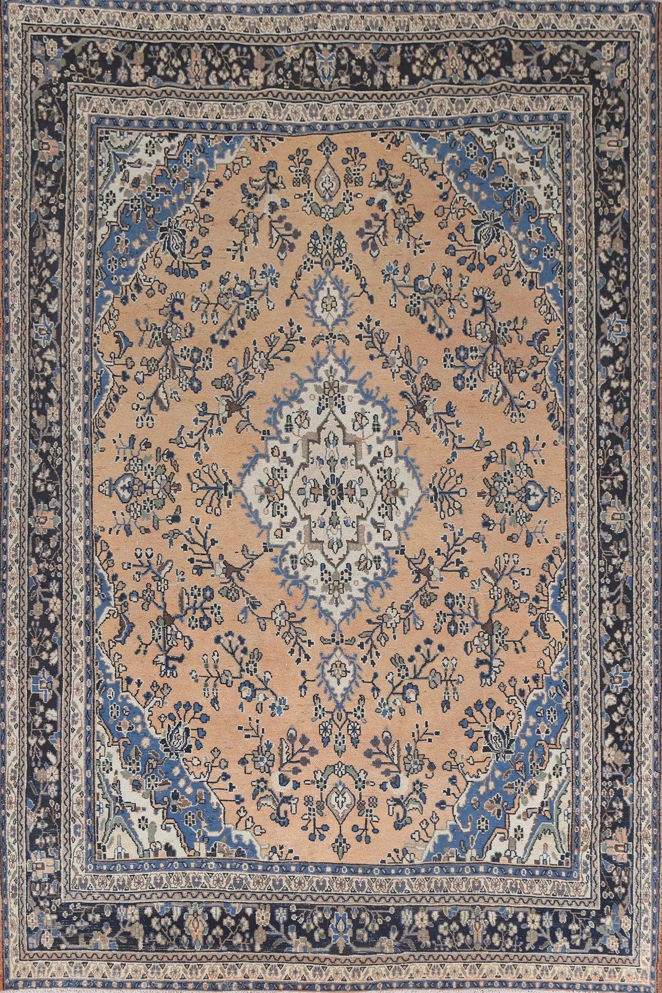 Geometric Hamedan Persian Area Rug 9x12