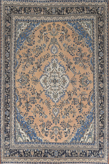 Geometric Hamedan Persian Area Rug 9x12