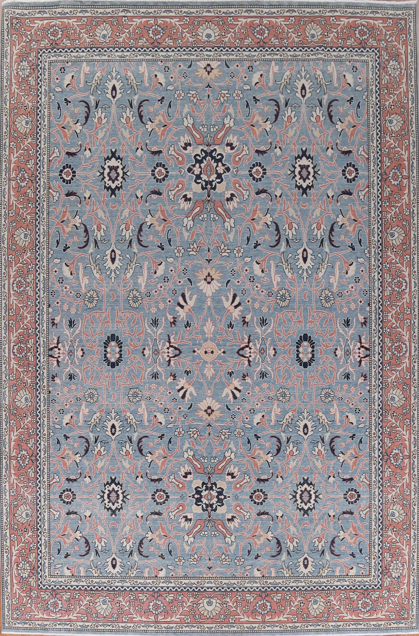 Light Blue Sultanabad Ziegler Oriental Area Rug 10x13