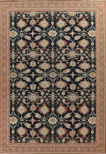 All-Over Floral Sultanabad Ziegler Turkish Area Rug 10x13