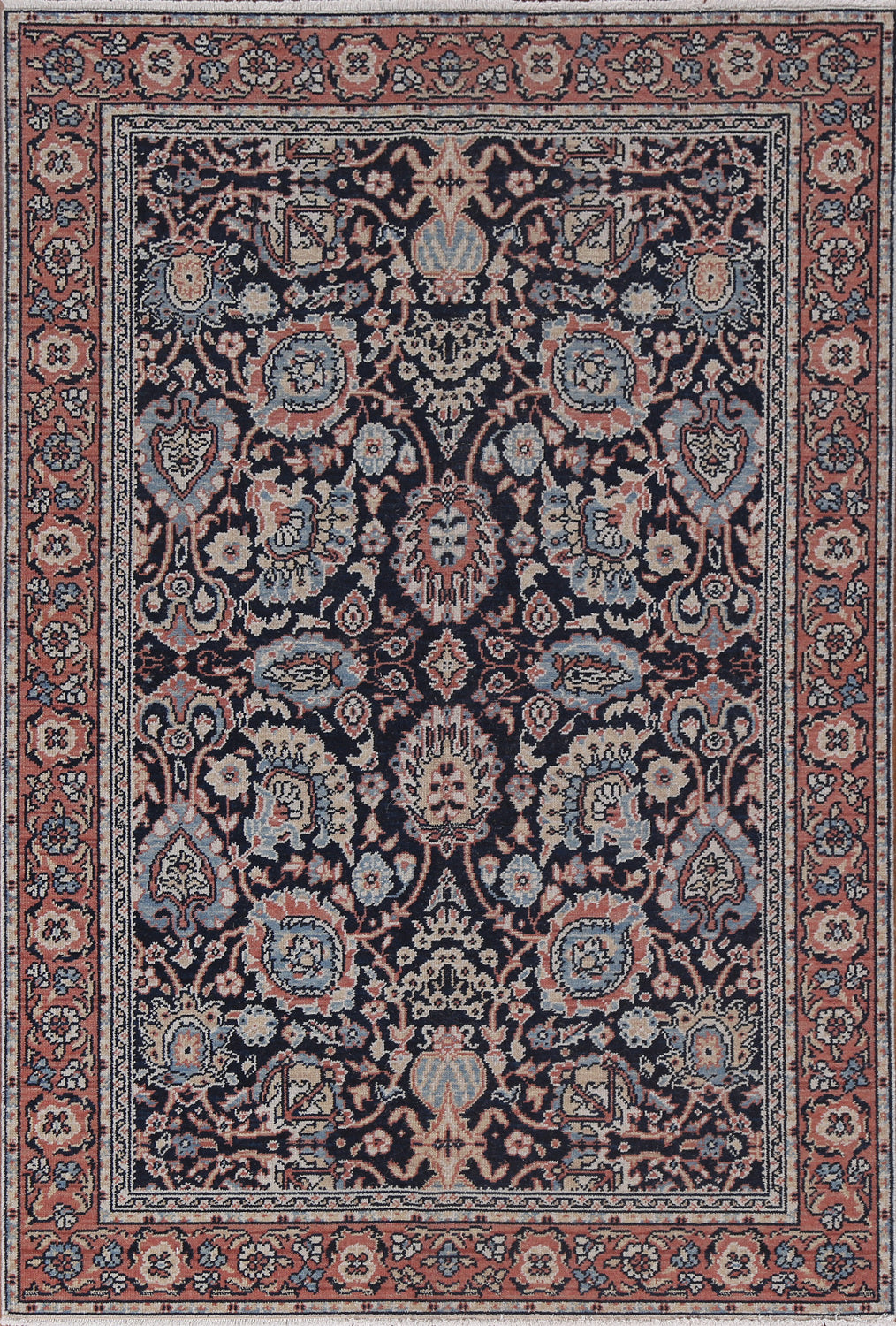 Floral Sultanabad Ziegler Turkish Wool Rug 4x6