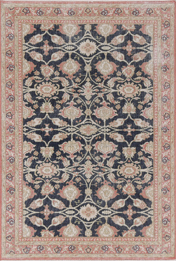 Floral Sultanabad Ziegler Turkish Area Rug 4x6