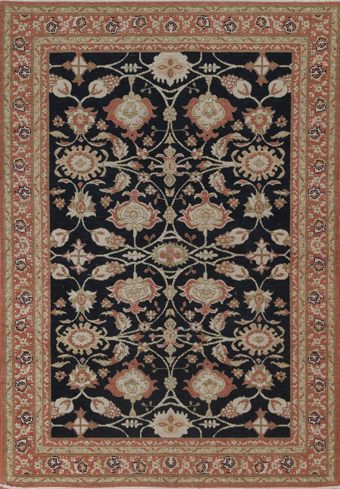 Floral Sultanabad Ziegler Oriental Area Rug 5x7