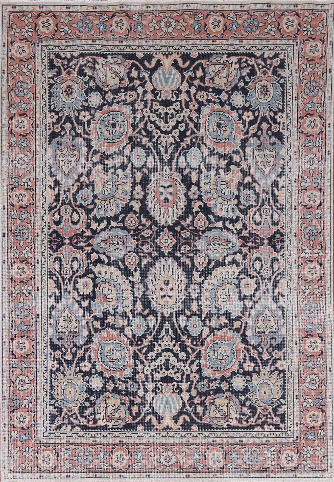 Floral Sultanabad Ziegler Oriental Area Rug Wool 5x7