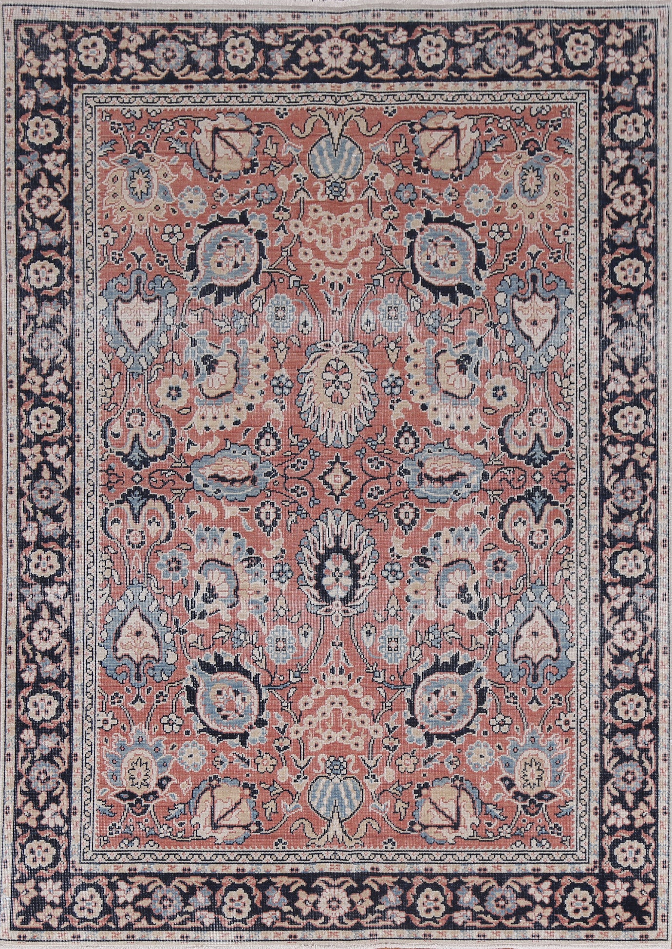 Floral Sultanabad Ziegler Turkish Area Rug 5x7