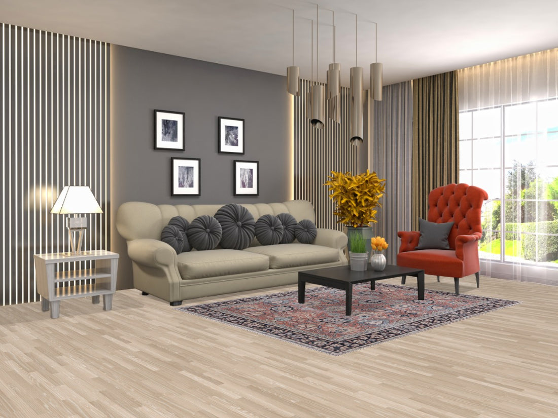 Floral Sultanabad Ziegler Turkish Area Rug 5x7