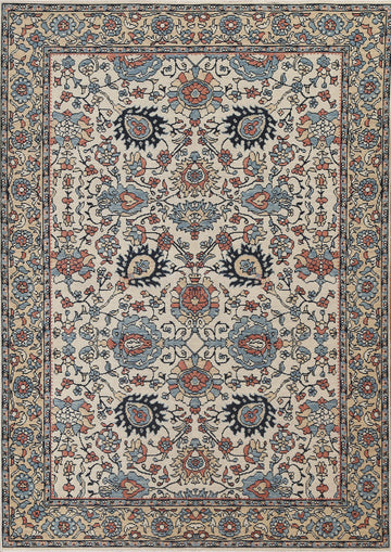 Floral Sultanabad Ziegler Oriental Area Rug Wool 5x7