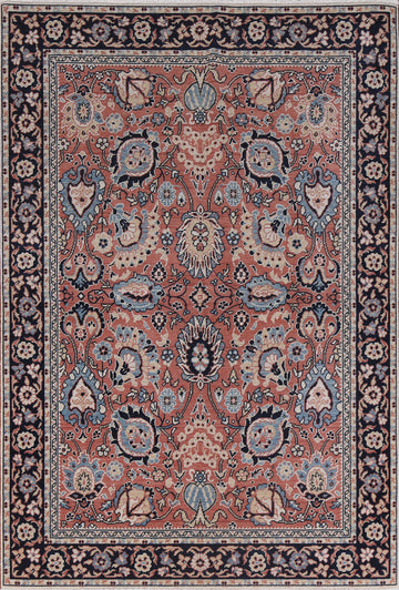 Floral Sultanabad Ziegler Oriental Wool Rug 5x7