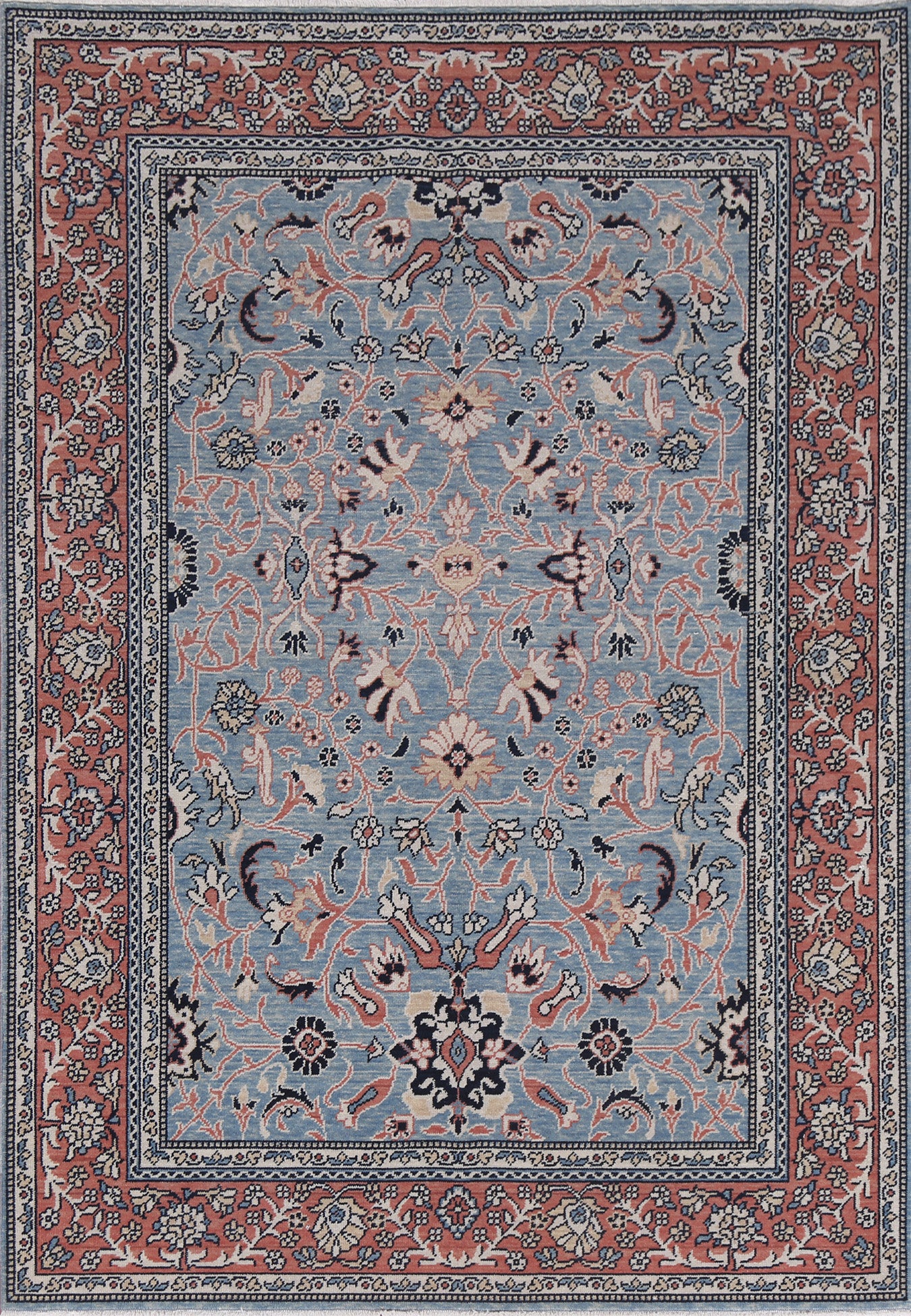 Floral Sultanabad Ziegler Oriental Area Rug 5x7