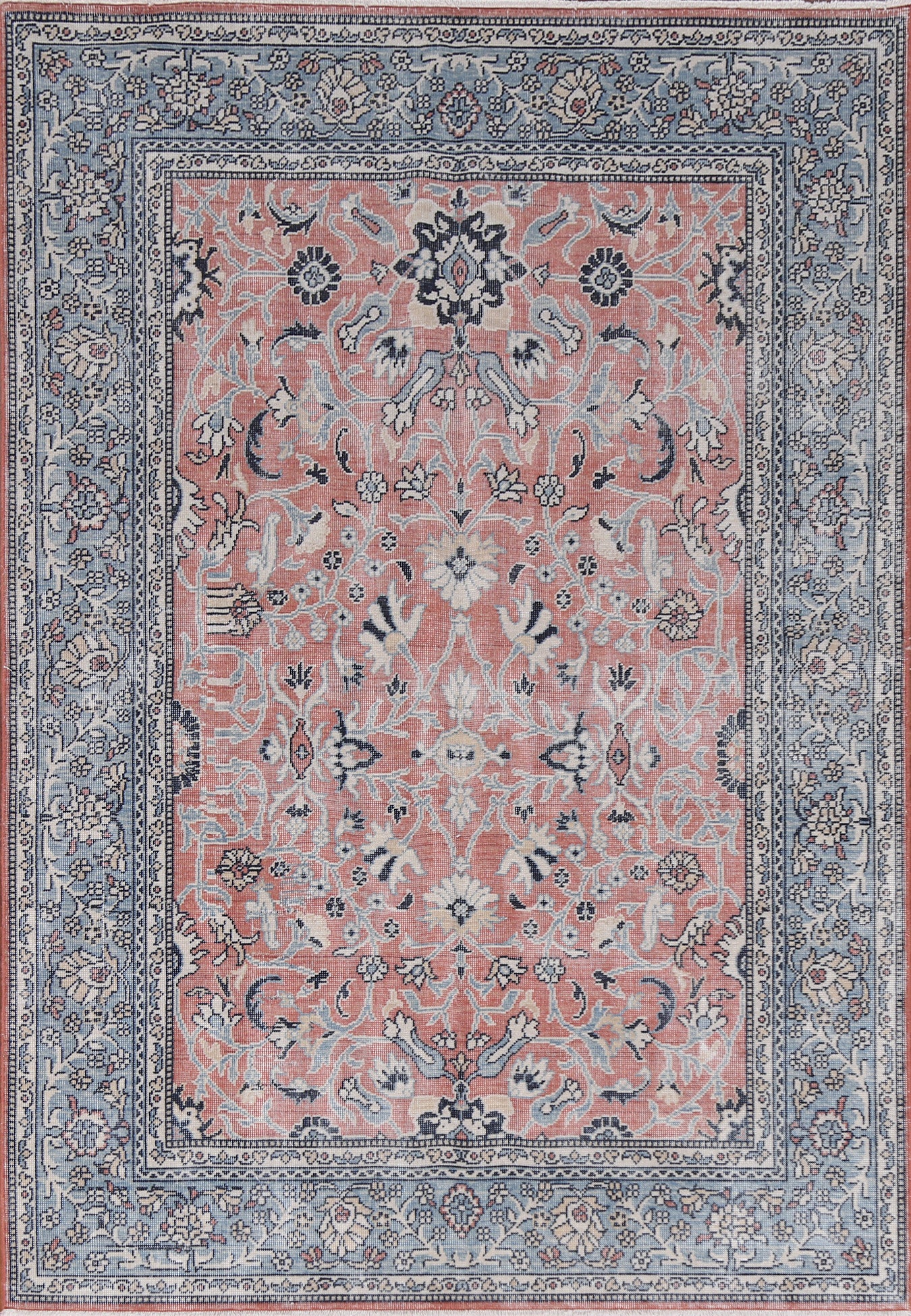 Floral Sultanabad Ziegler Oriental Area Rug 5x7