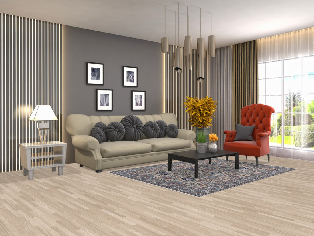 Floral Sultanabad Ziegler Turkish Area Rug 5x7