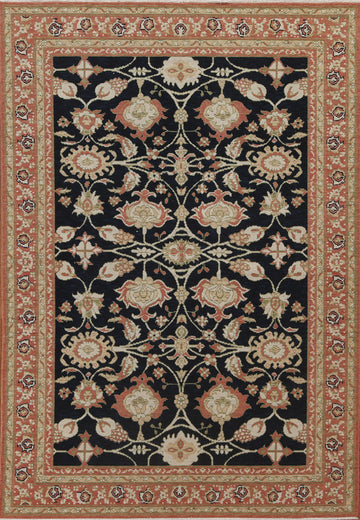 Floral Sultanabad Ziegler Turkish Area Rug 5x7