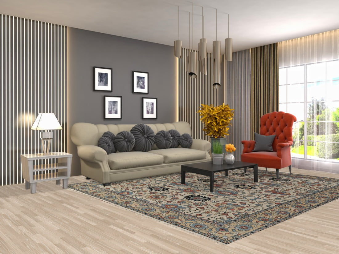 Floral Sultanabad Ziegler Oriental Area Rug 8x10