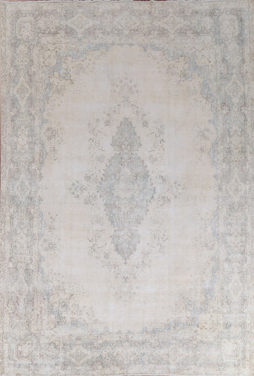 Muted Kerman Persian Area Rug 10x12