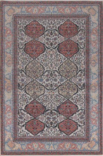 Wool Bakhtiari Turkish Area Rug 7x10