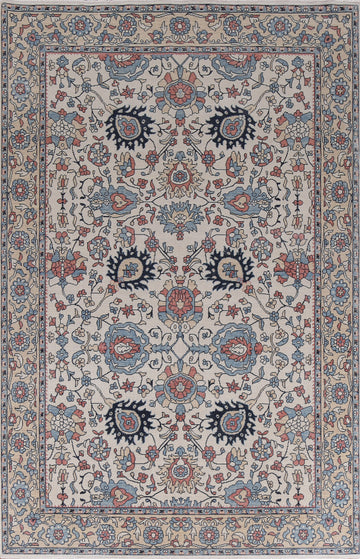 Floral Sultanabad Ziegler Oriental Area Rug 7x10