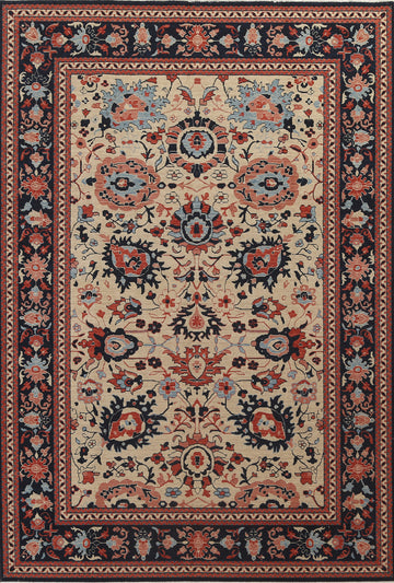 Floral Sultanabad Ziegler Oriental Area Rug 7x10