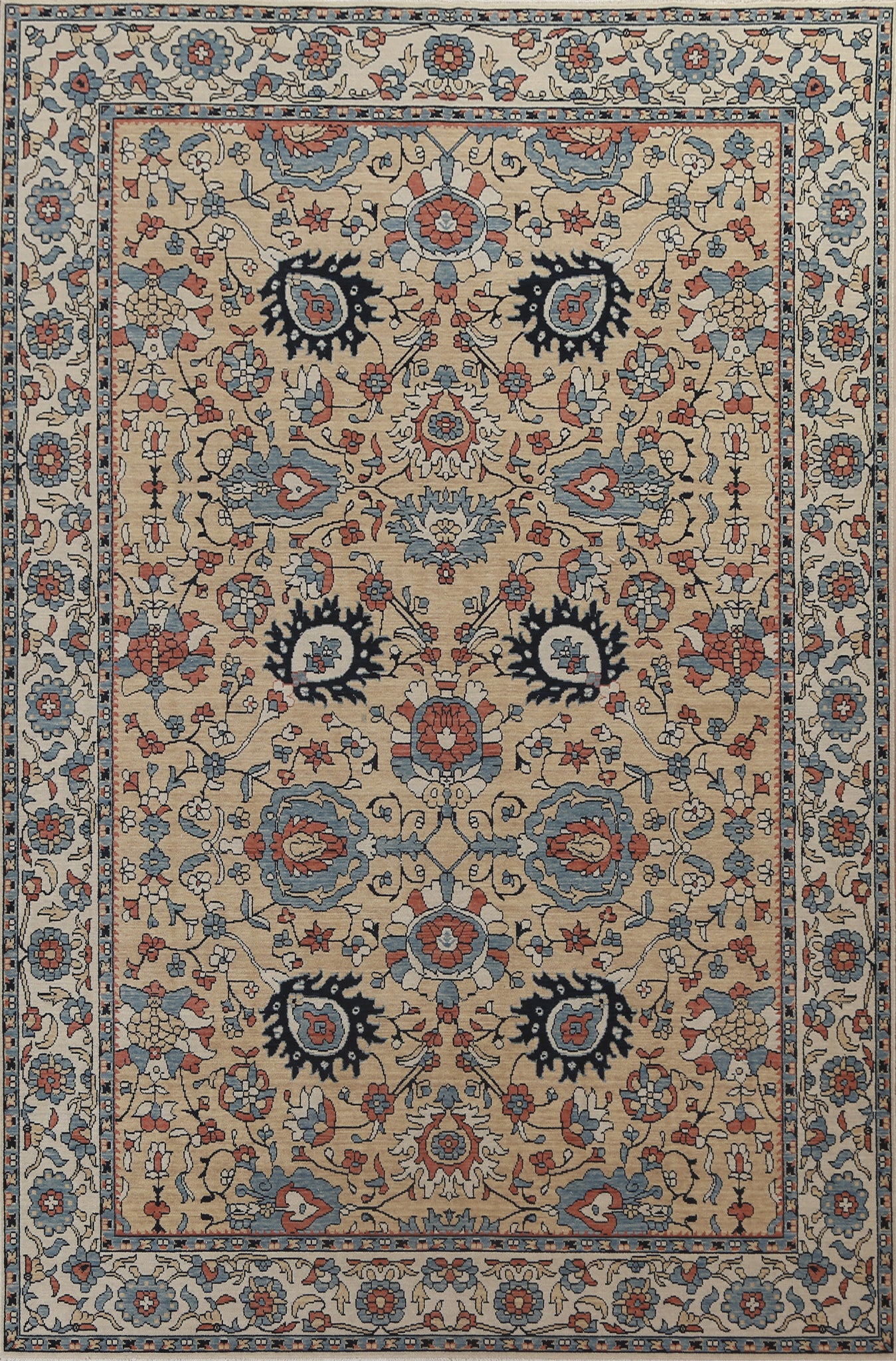 Floral Sultanabad Ziegler Oriental Area Rug 7x10