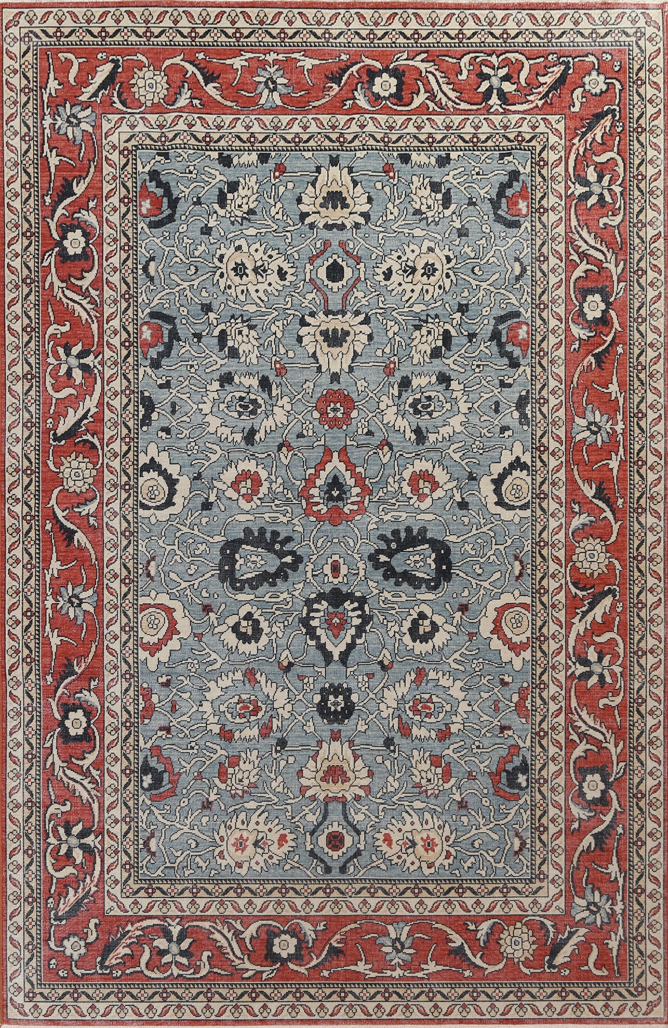 Floral Sultanabad Ziegler Oriental Area Rug 7x10