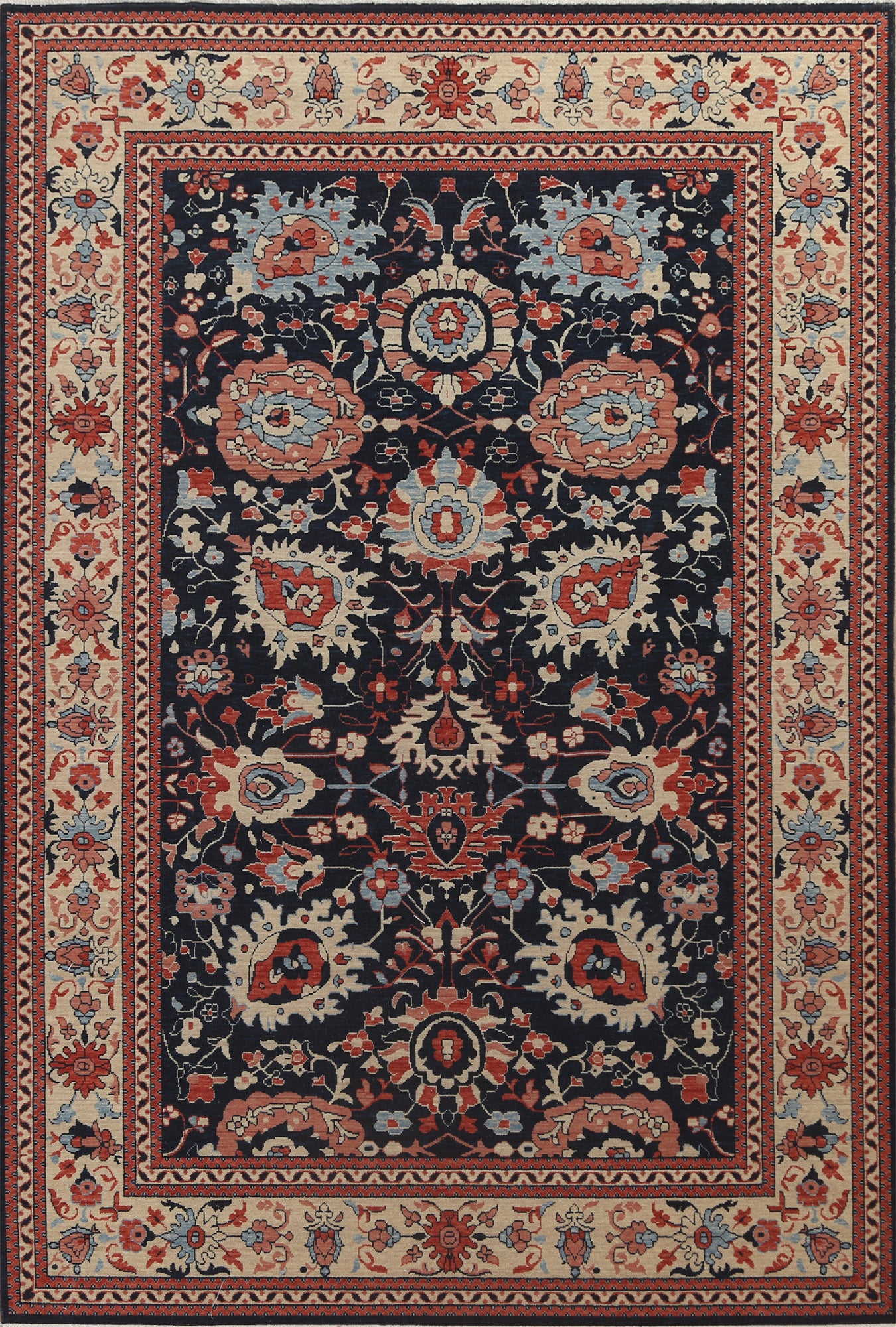 Floral Sultanabad Ziegler Oriental Area Rug 7x10