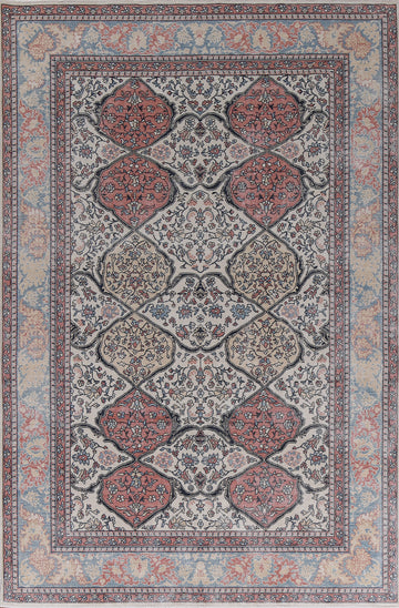 Geometric Bakhtiari Oriental Area Rug 7x10