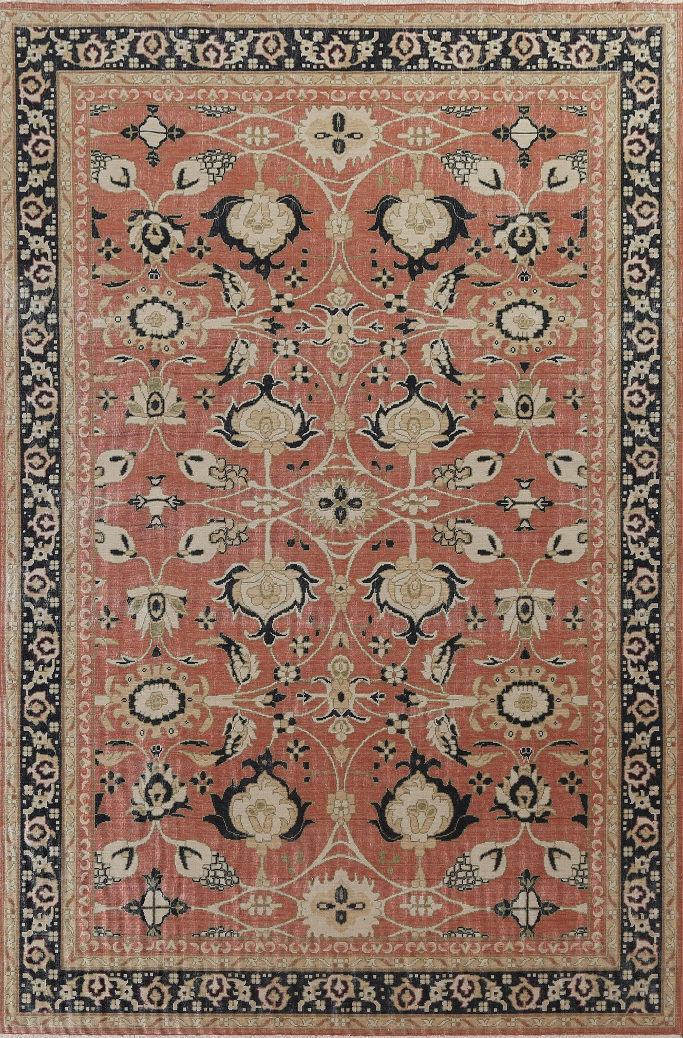 Floral Sultanabad Ziegler Turkish Area Rug 7x10