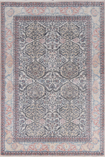 Geometric Bakhtiari Oriental Area Rug 4x6