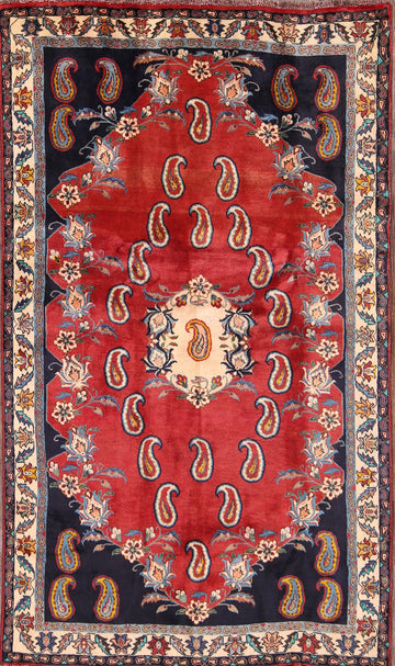 4x7 Abadeh Shiraz Persian Area Rug