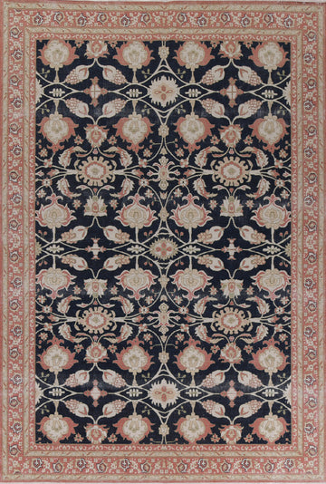 Floral Sultanabad Ziegler Turkish Rug 9x12
