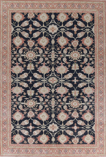 All-Over Sultanabad Ziegler Turkish Area Rug 9x12