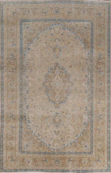 Floral Mashad Persian Area Rug 6x10