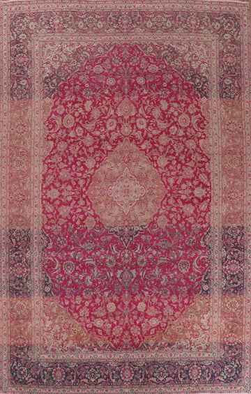 Floral Kerman Large Persian Rug 11x16