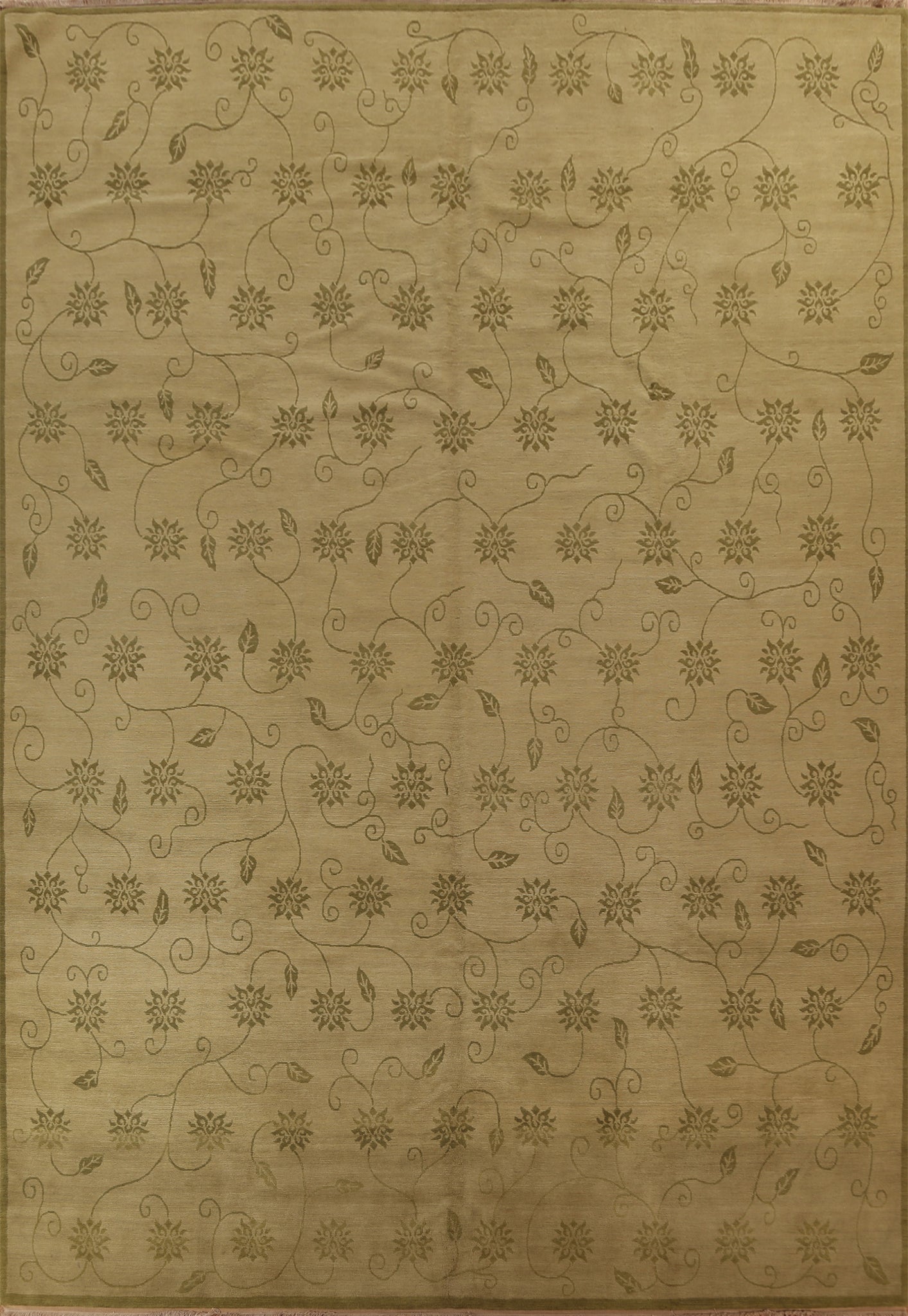Vegetable Dye Nepalese Large Oriental Rug 11x14