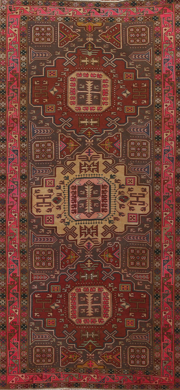 Geometric Meshkin Persian Area Rug 5x10