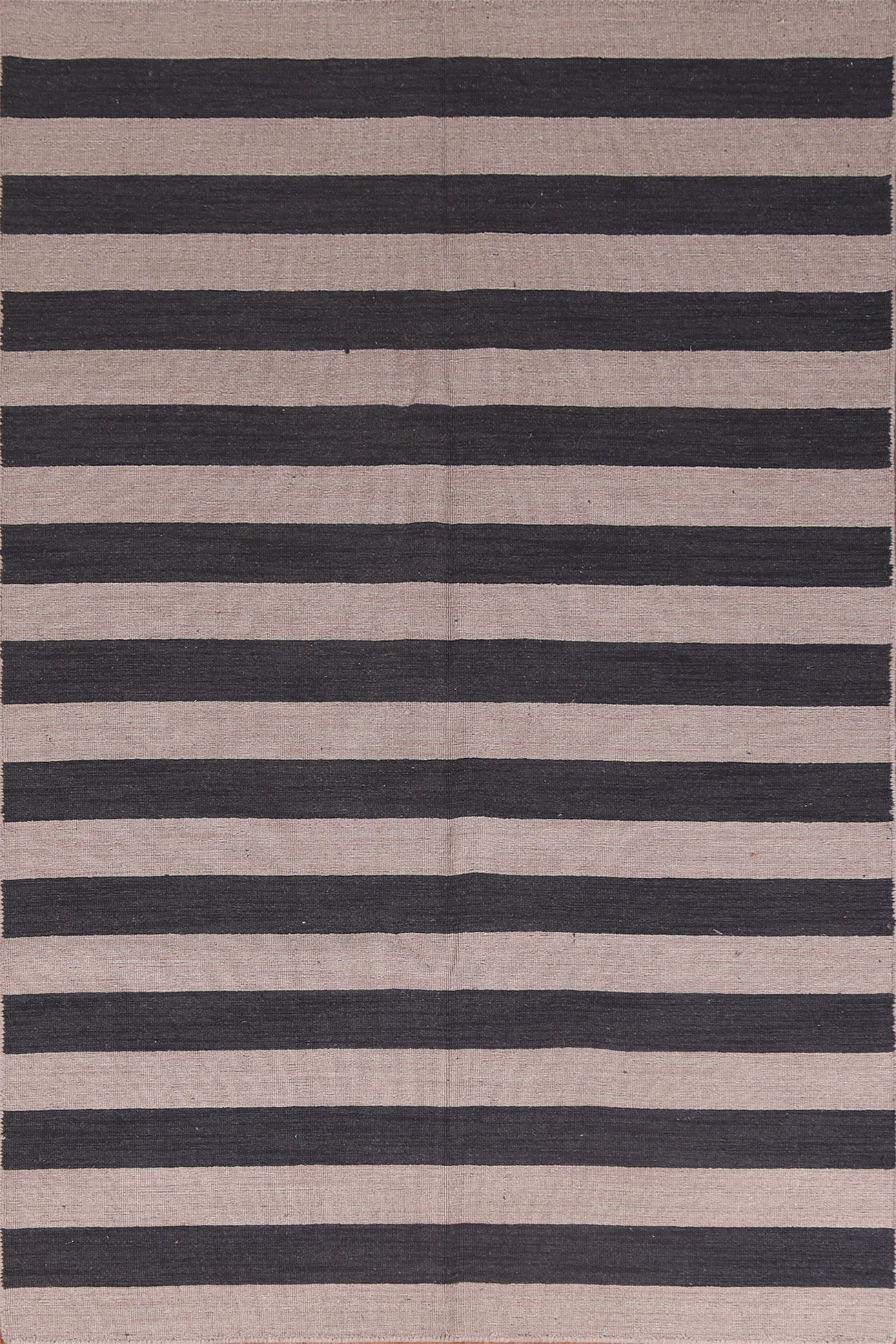 Striped Gabbeh Oriental Area Rug 5x8