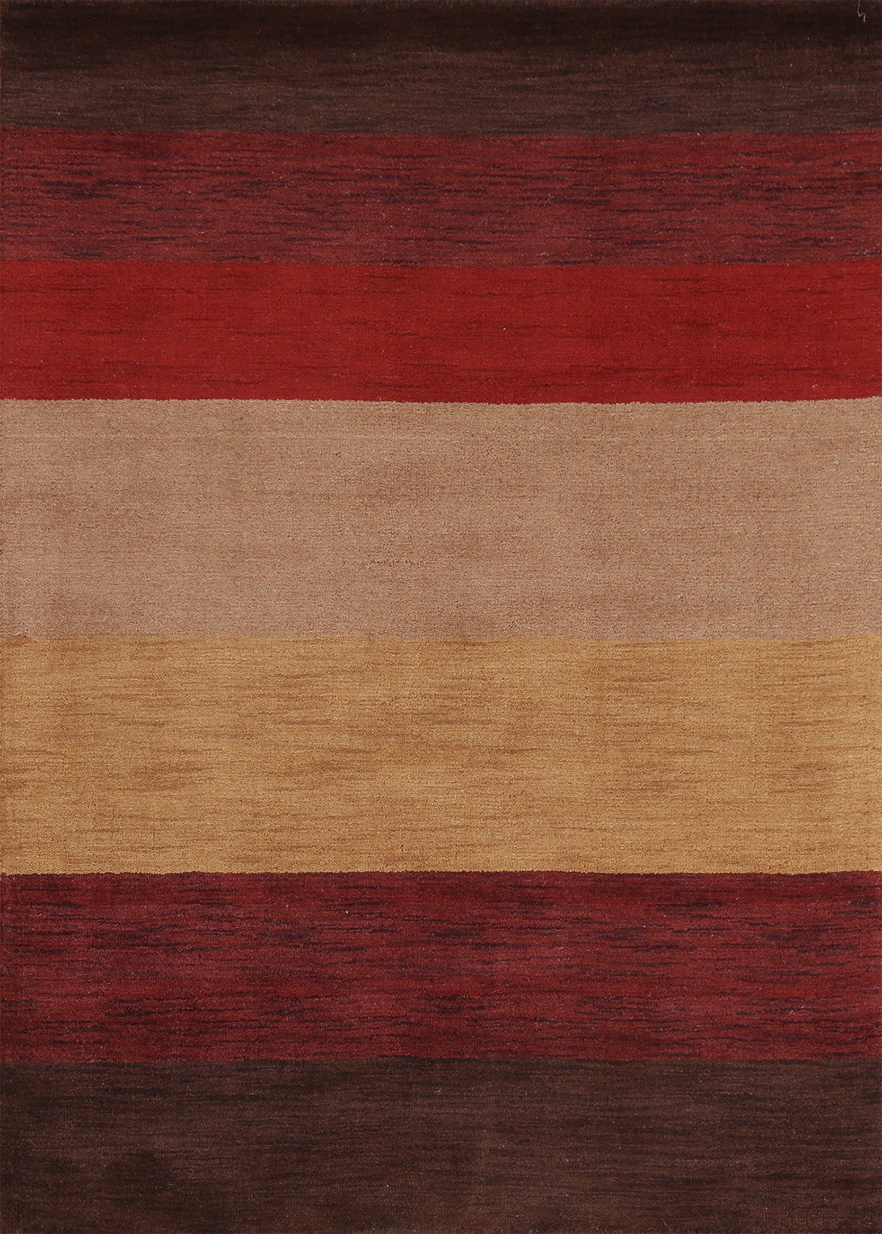 Modern Wool Gabbeh Oriental Area Rug 4x6