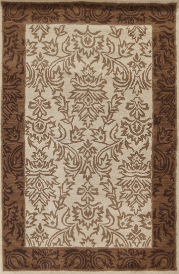 Hand-Tufted Agra Oriental Area Rug 5x8