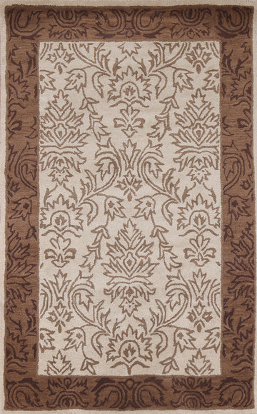 Hand-Tufted Agra Oriental Area Rug 5x8