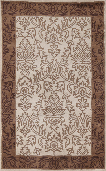 Nature Print Agra Oriental Area Rug 5x8