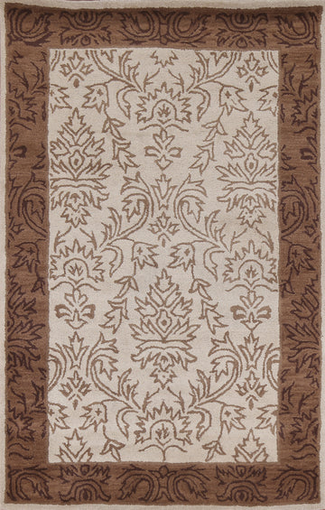 Hand-Tufted Agra Oriental Area Rug 5x8